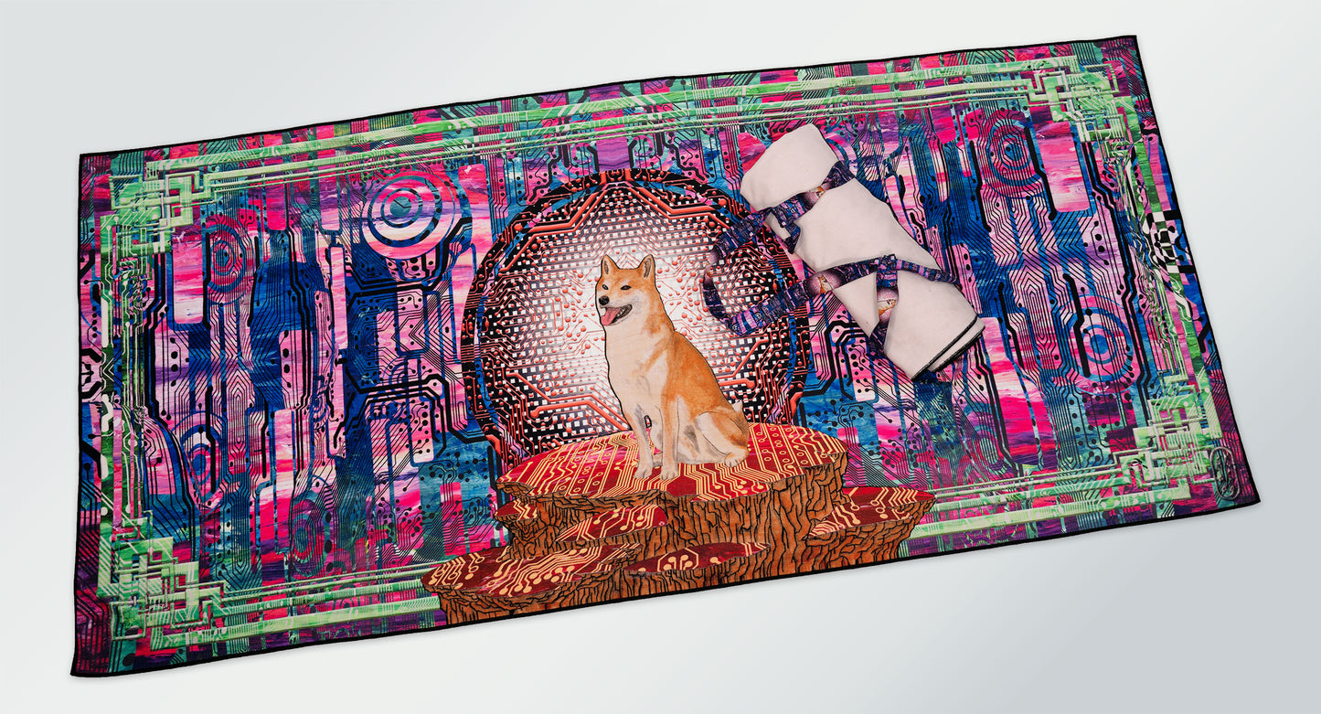 Huhmann TranceFur Beach Towel